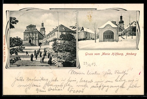Ansichtskarte amberg maria - ansichtskarte, amberg,