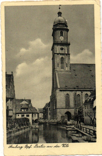 Ansichtskarte amberg - ansichtskarte,