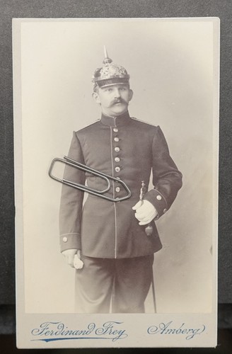 Cdv foto soldat - b,