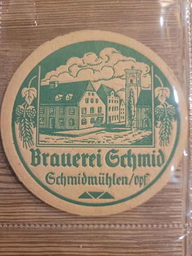 Bierdeckel schmid bräu - schmid,