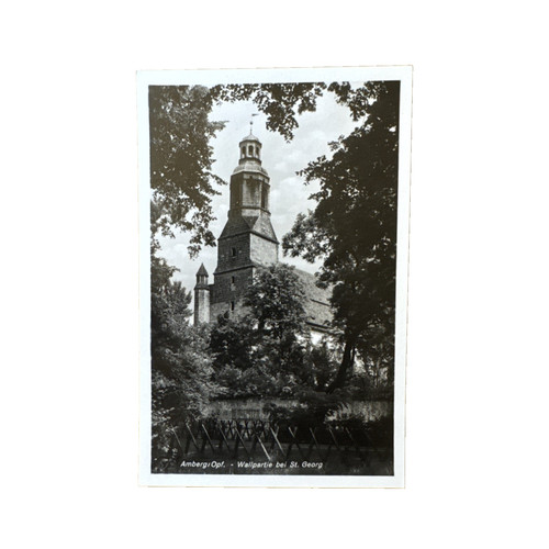 Ansichtskarte postkarte amberg - ansichtskarte,