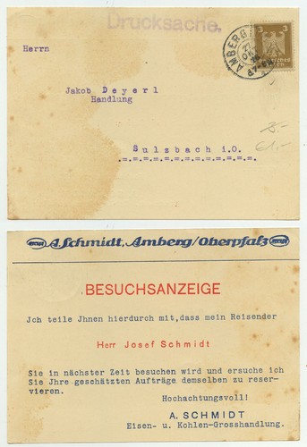 83398 postkarte schmidt - a.,