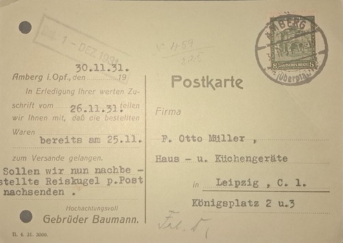 Los postkarte aus - los,