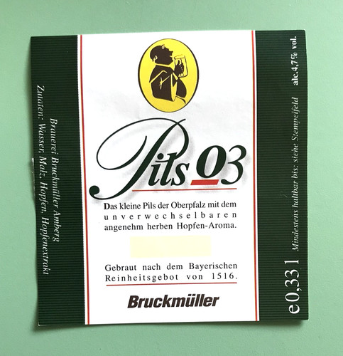 Bieretikett brauerei - bieretikett, ,