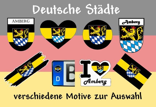 Aufkleber flagge wappen kfz - aufkleber-, flagge-wappen-kfz