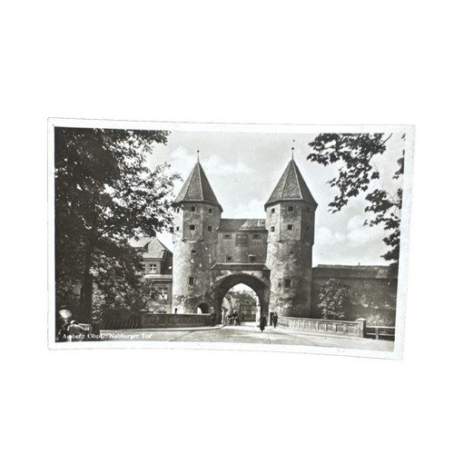 Postkarte amberg nabburger - postkarte,
