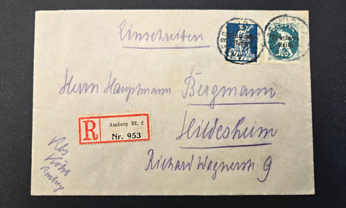Beleg brief 1920 - beleg,