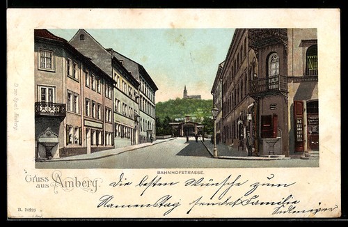 Ansichtskarte amberg - ansichtskarte,