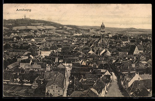 Amberg ortsansicht mit - amberg,,