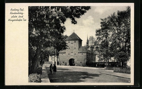 Ansichtskarte amberg opf - ansichtskarte, /opf