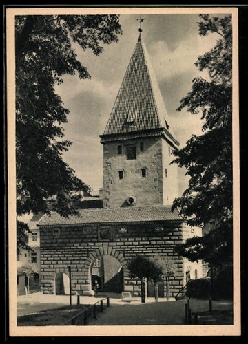 Ansichtskarte amberg vilstor - ansichtskarte,