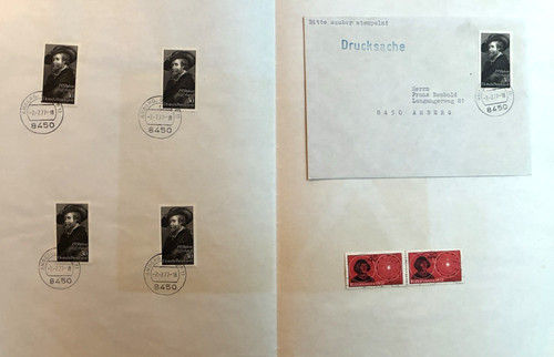 Briefmarken set amberg - set,